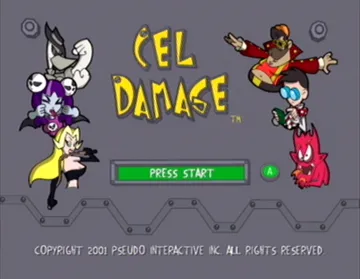 Cel Damage screen shot title